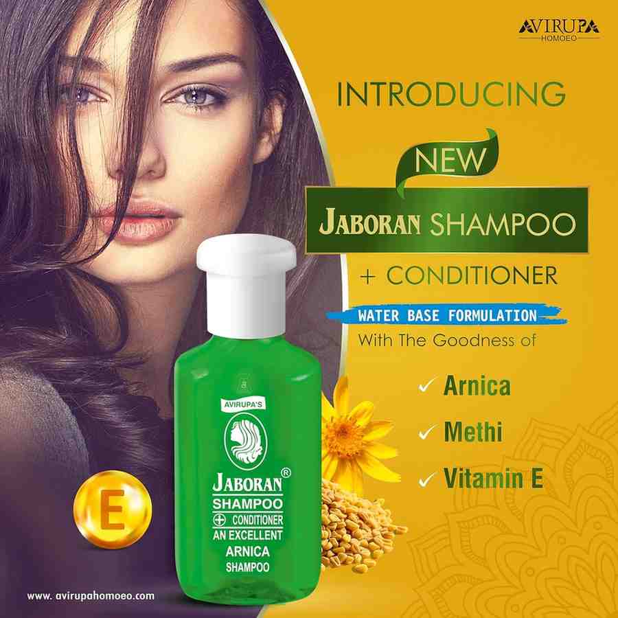 Avirupa Cosmetic Jaboran Ayurvedic Arnica Hair Shampoo + Conditioner For Personal