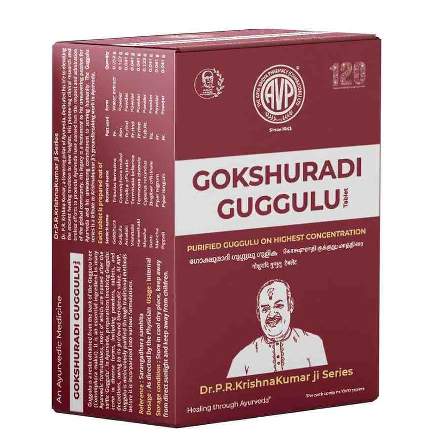 AVP Ayurvedic Gokshuradi Guggulu 100 Tablets