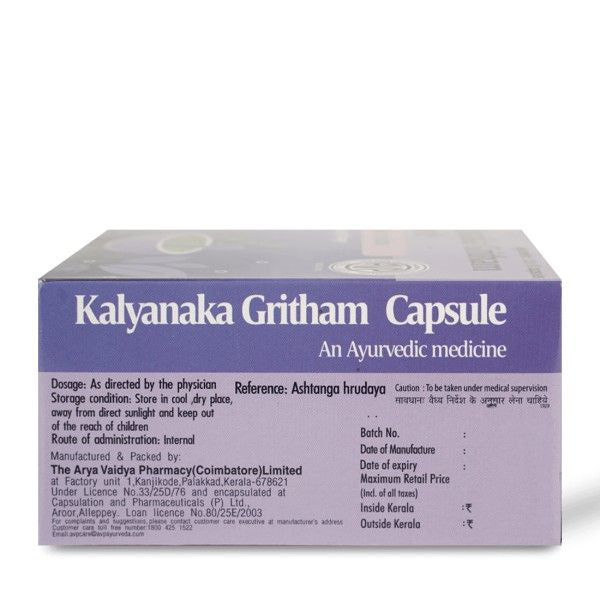 AVP Ayurvedic Kalyanaka Gritham Capsules