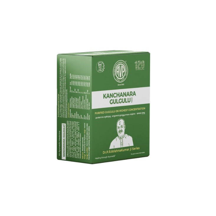 AVP Ayurvedic Kanchanara gulgulu Vatika 100 Tablets
