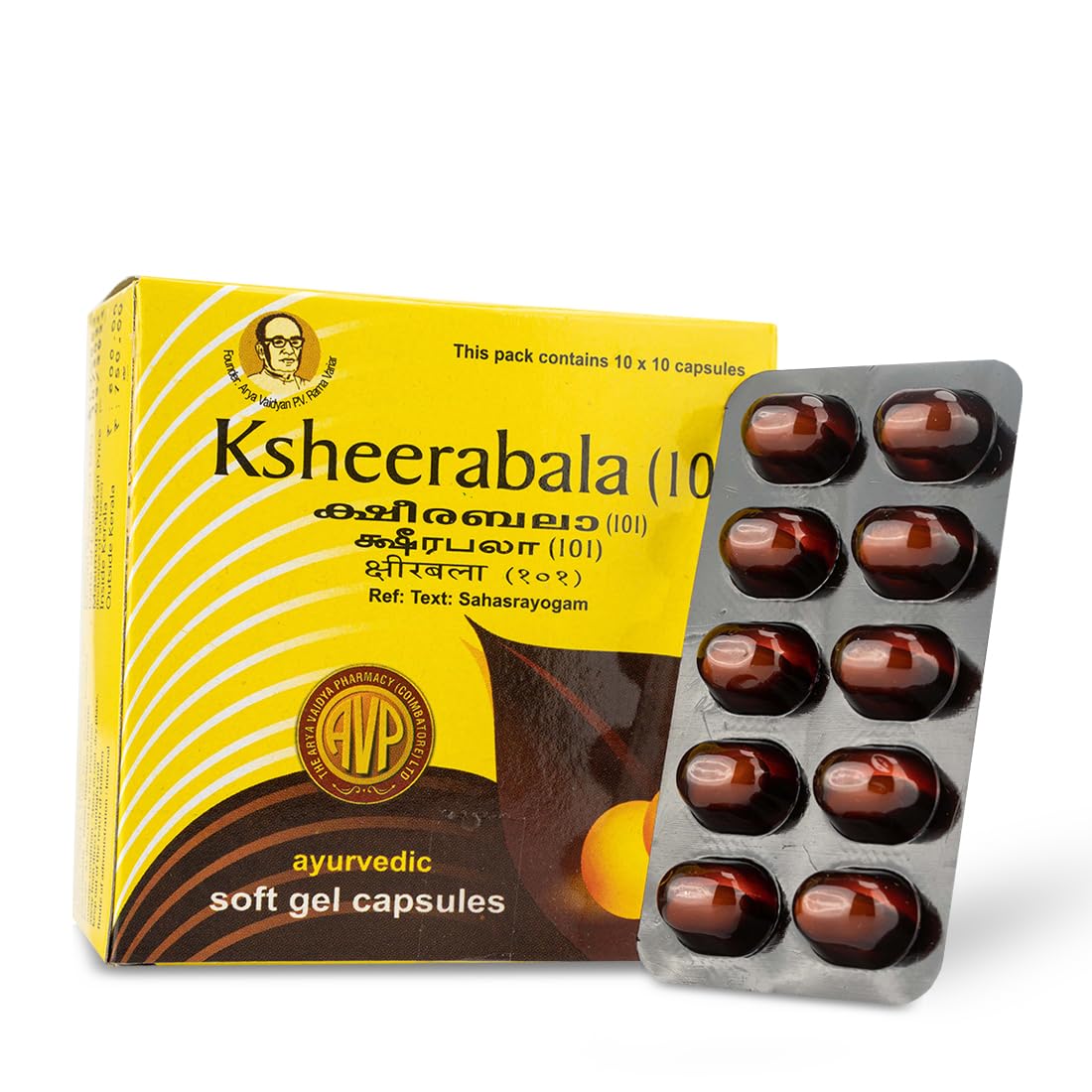 AVP Ayurvedic Ksheerabala (101) Capsules