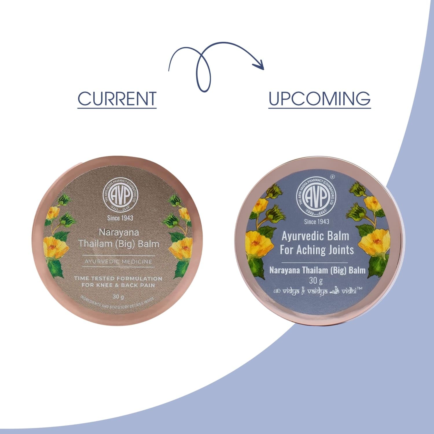 AVP Ayurvedic Narayana Thailam Pain Relief Balm 30g