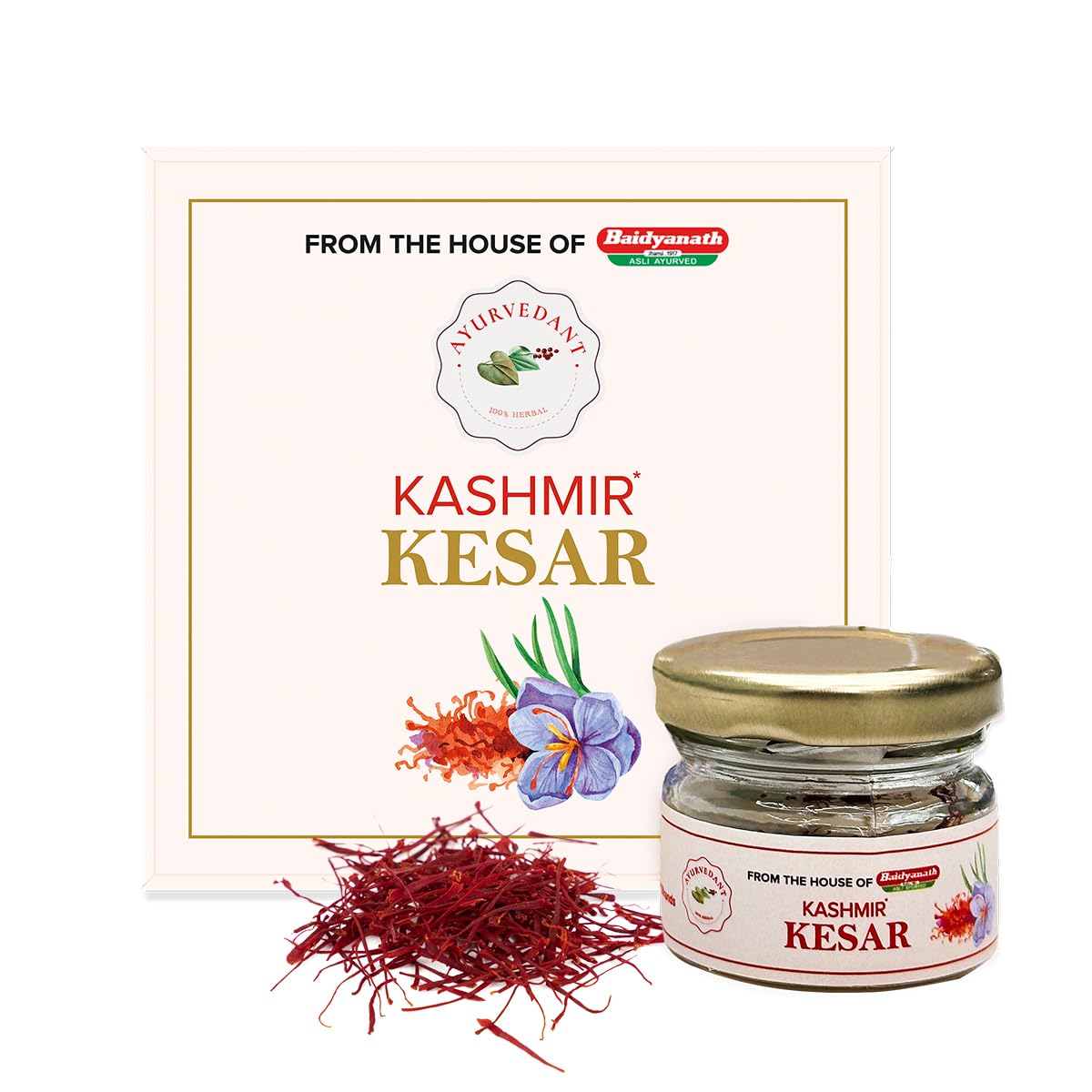 Baidyanath Ayurvedic (Jhansi) Kashmir Kesar 1gm