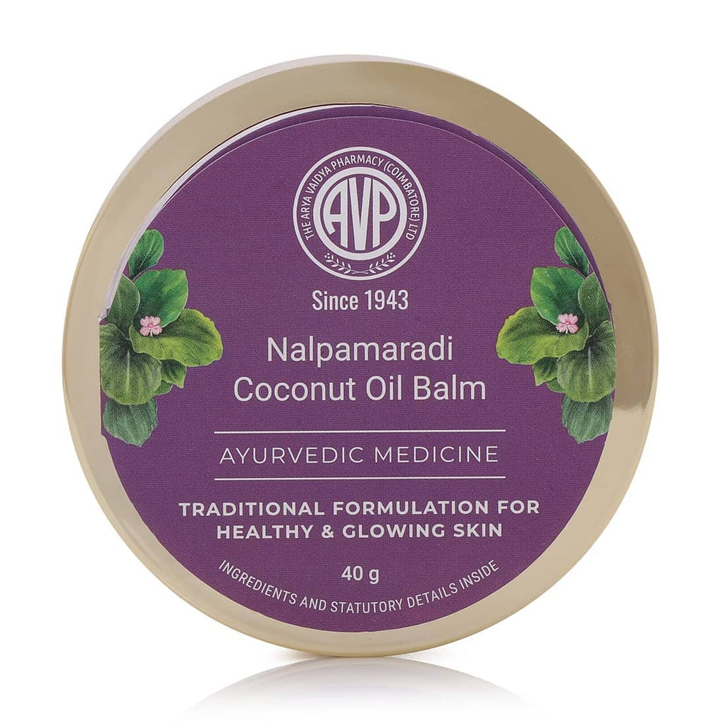 Arya Vaidya Pharmacy AVP Nalpamaradi Coconut Ayurvedic Balm – 40g