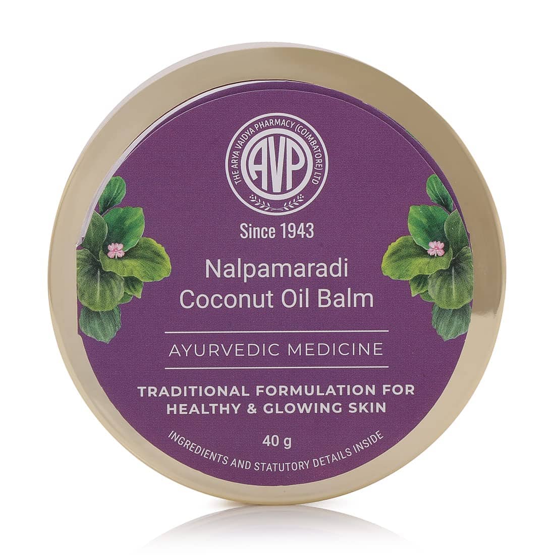 Arya Vaidya Pharmacy AVP Nalpamaradi Coconut Ayurvedic Balm – 40g