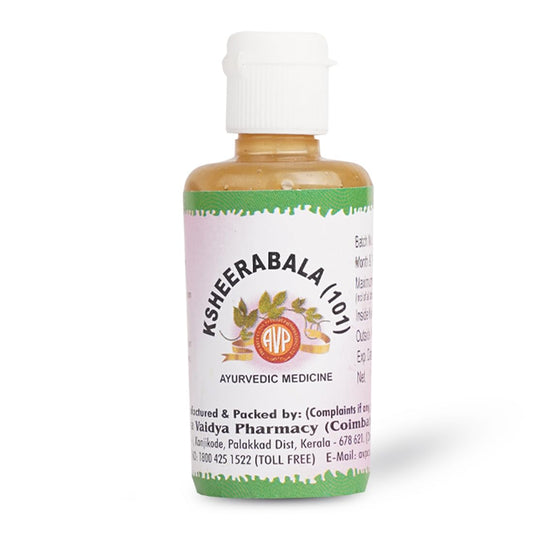 AVP Ayurvedic Ksheerabala (101) Oil 10ml & 25ml
