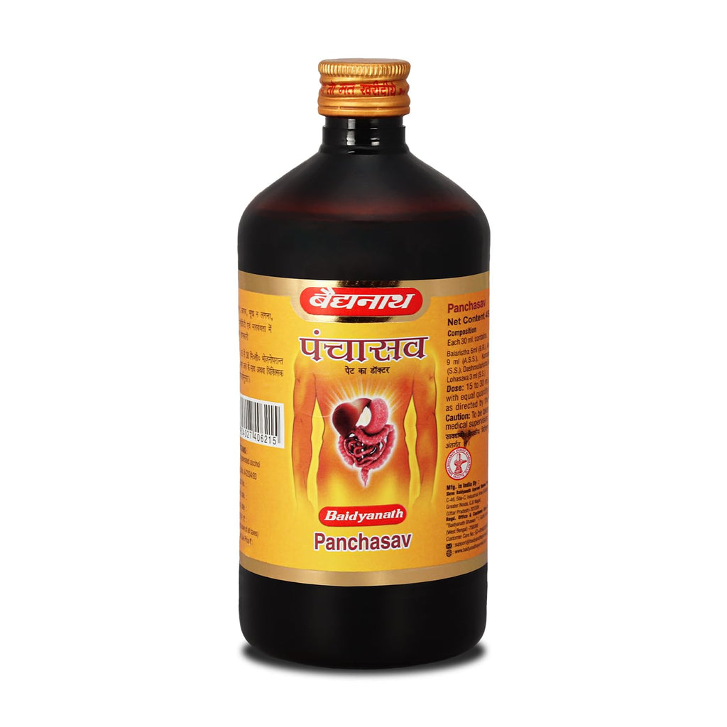 Baidyanath Ayurvedic (Jhansi) Panchasava Liquid 450ml