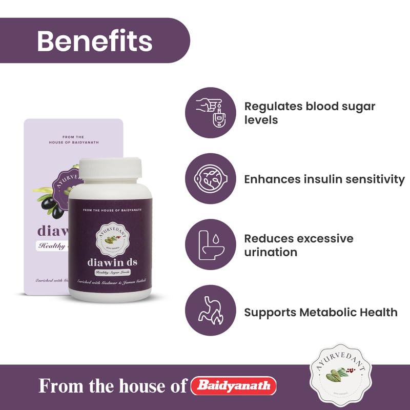 Baidyanath Ayurvedic Ayurvedant Diawin DS 60 Capsule