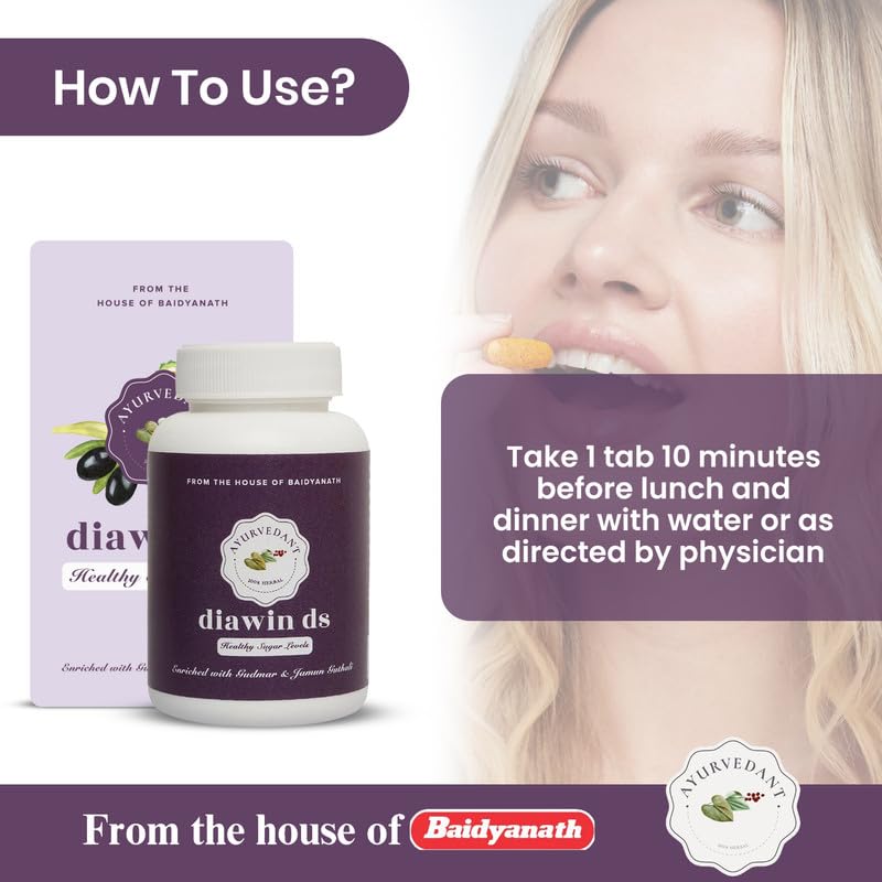 Baidyanath Ayurvedic Ayurvedant Diawin DS 60 Capsule