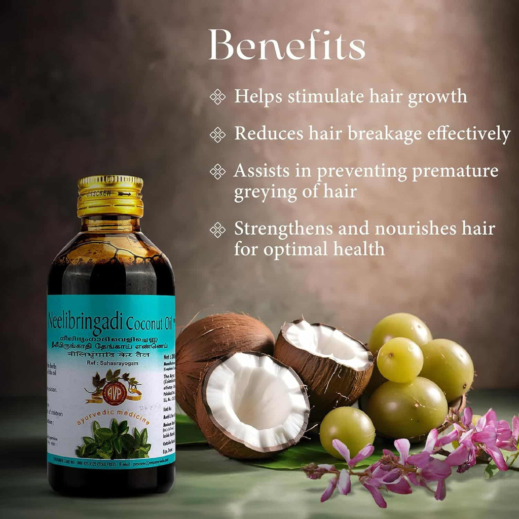 AVP Neelibringadi Coconut Ayurvedic Oil