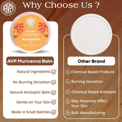 AVP Ayurvedic Murivenna Antiseptic First Aid Pain Relief Ayurvedic Balm 30g