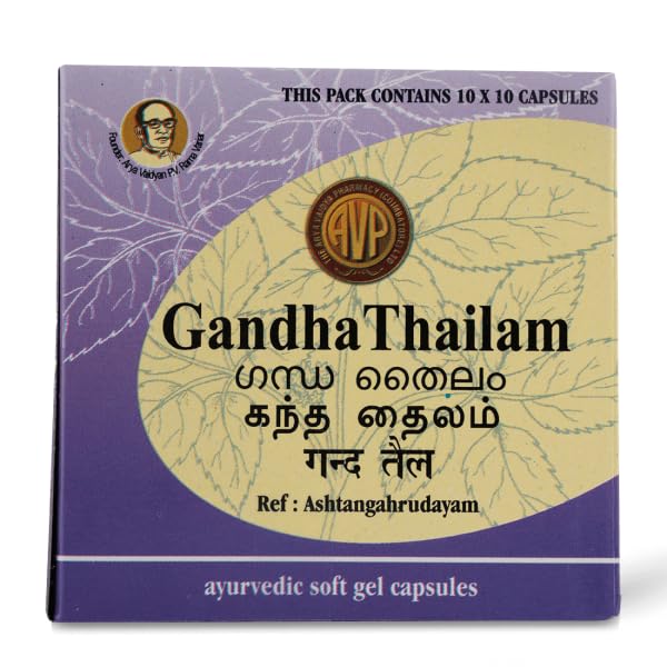 AVP Ayurvedic Gandha Thailam Gel Capsules