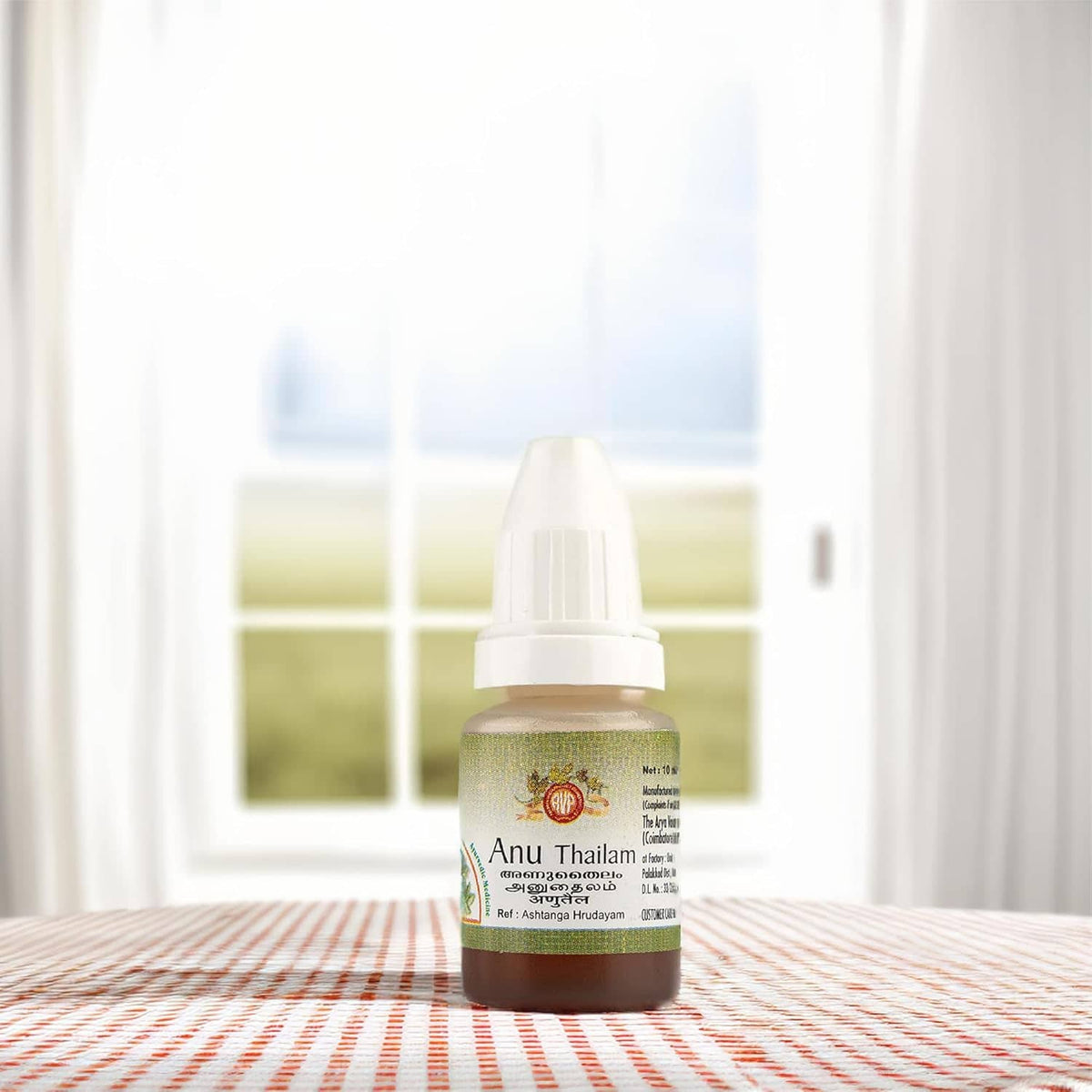AVP Anu Thailam Ayurvedic Nasal Drops – 1–3 × 10ml