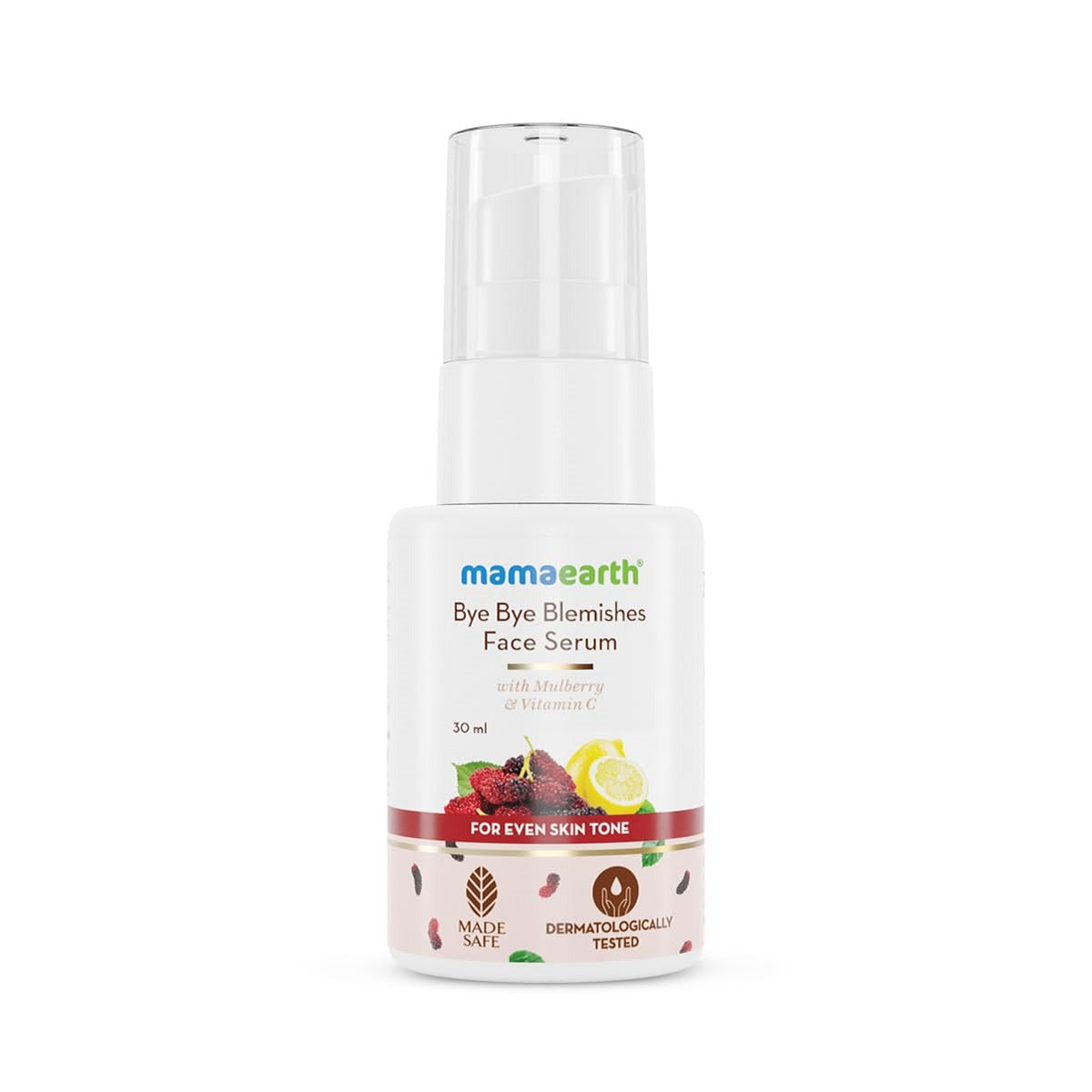 Mamaearth Bye Bye Blemishes Face Serum with Mulberry and Vitamin C for Even Skin Tone 30ml