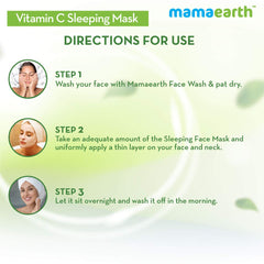 Mamaearth Vitamin C Sleeping Mask with Aloe Vera for Skin Illumination 100g