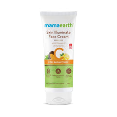 Mamaearth Skin Illuminate Face Cream with Vitamin C and Turmeric for Radiant Skin 80g