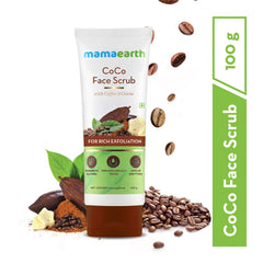 Mamaearth CoCo Face Scrub with Coffee and Cocoa for Rich Exfoliation 100g