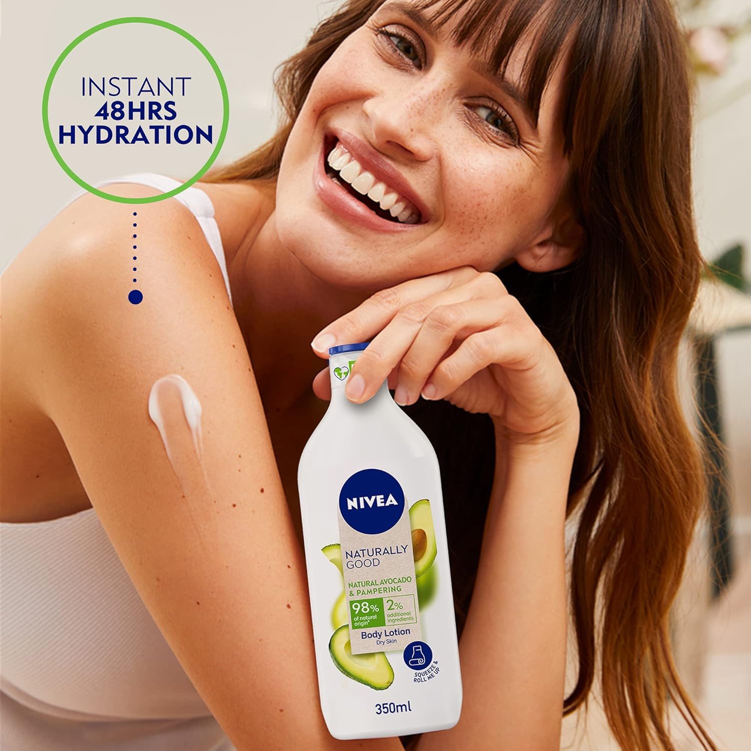 Nivea Naturally Good Natural Avocado Pampering Body Lotion