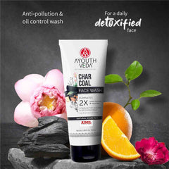 Aimil Ayouthveda Cosmetics Charcoal Facewash 100ml
