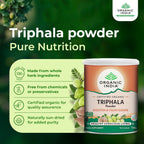 Organic India Triphala Capsule & Powder to Purify Blood & Cure Digestion
