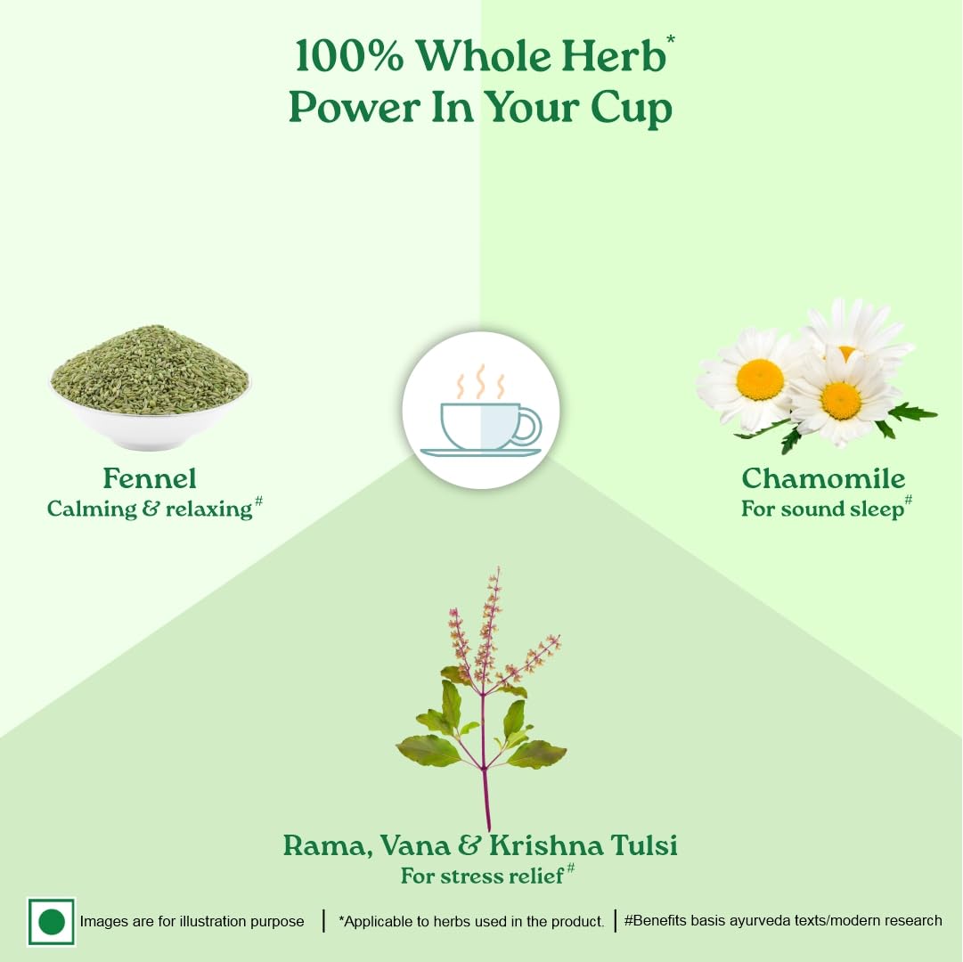 Organic India Tulsi Honey Chamomile Green Tea 25 Teabags