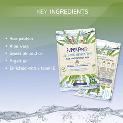 Superfood 24 Hour Hydration Nourishing Rice Protein Sheet Mask 24g