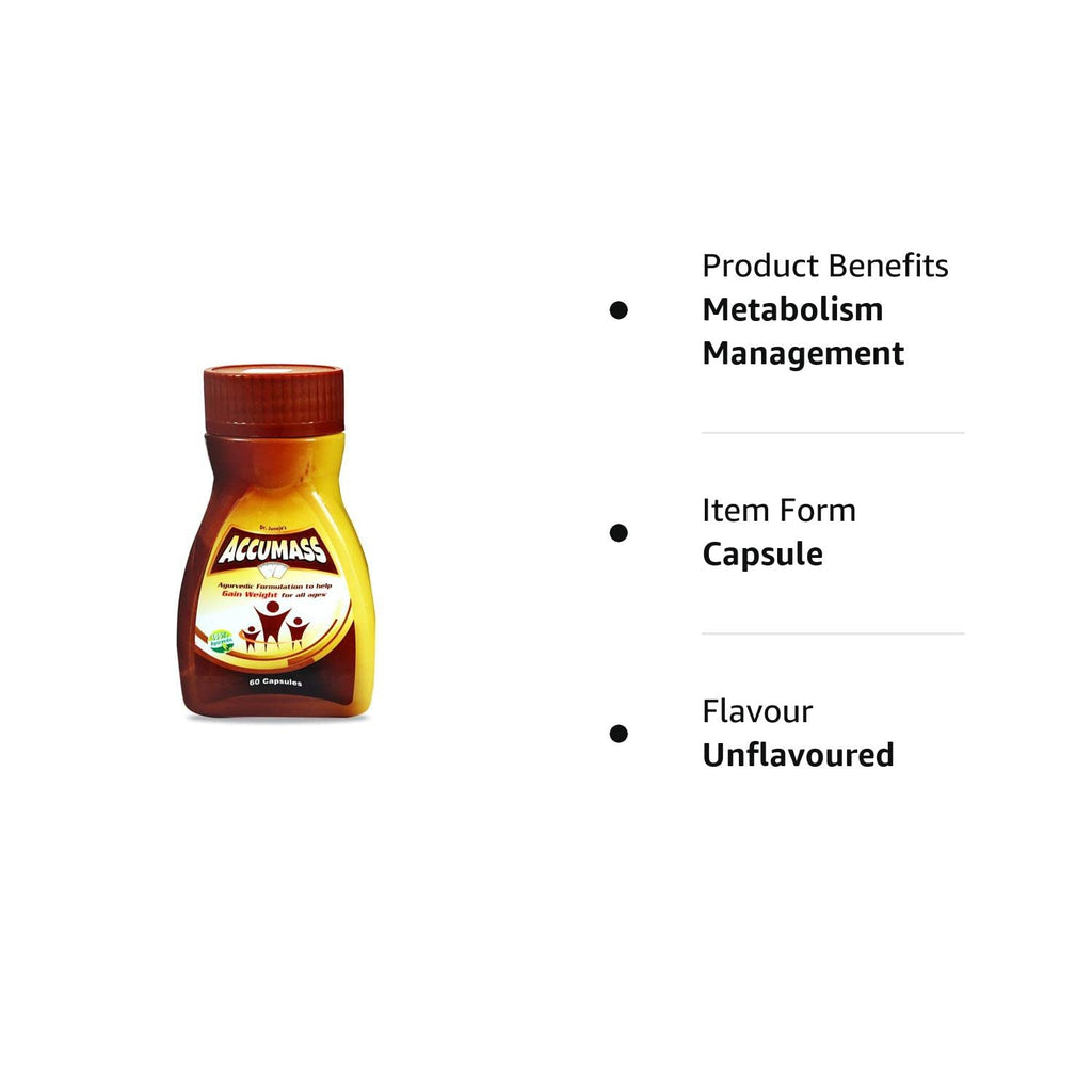 Divisa Herbal Care Аюрведические капсулы для увеличения веса Accumass