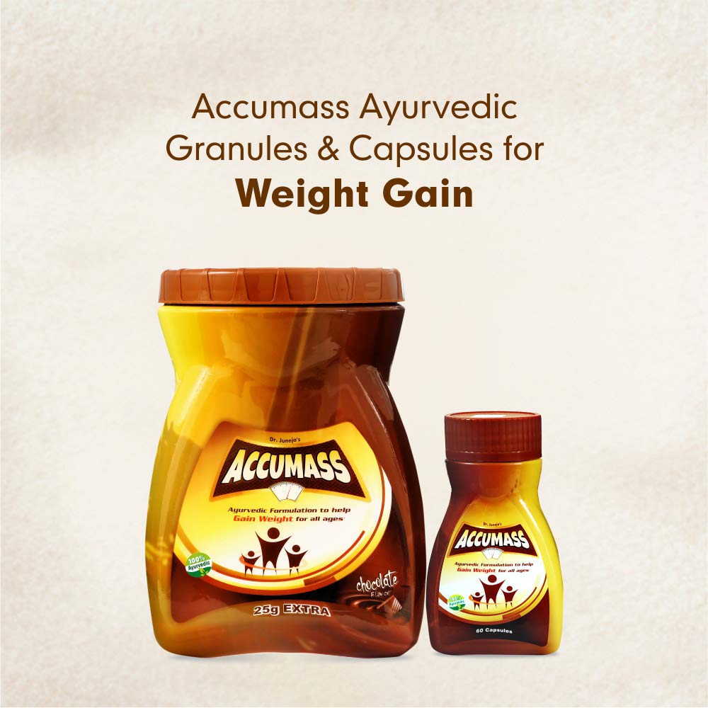 Вес увеличения веса Divisa Herbal Care Ayurvedic Accumass для всех возрастных гранул, порошок 525 г