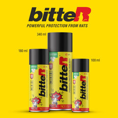 Bitter Powerful Protection From Rats Jumbo Spray Protect Wires in Car,Bike Camphor Fragrance Spray 180ml