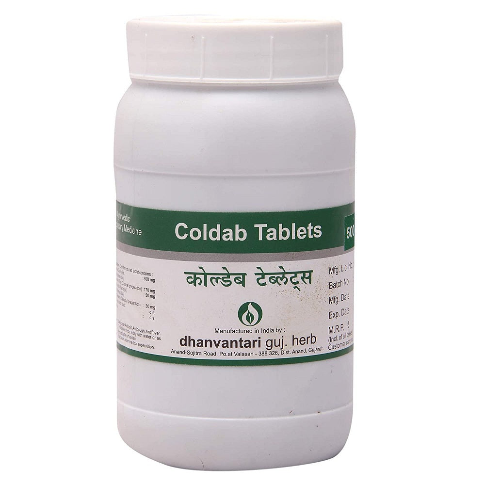 Dhanvantari Ayurvedic Coldab Anticold,Anticough & Antifever Table