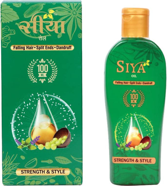 Vital Care Ayurvedic Siya Strong,Long & Black Hair Capsules,Oil & Shampoo