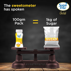 Zydus Wellness Sugar Free Gold Equivalent to Sweetness Sugar Powder 100gm