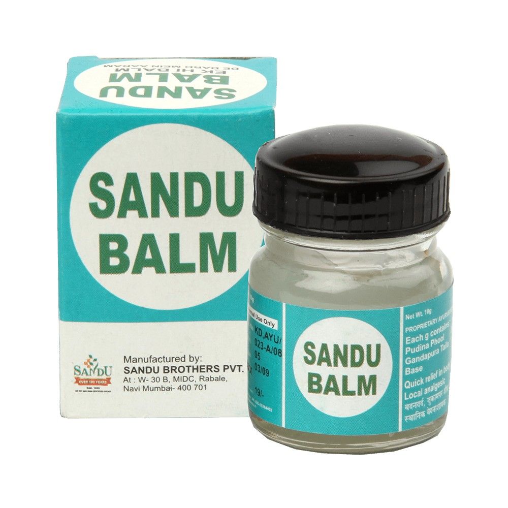 4 X Sandu Ayurvedic Balm 10g