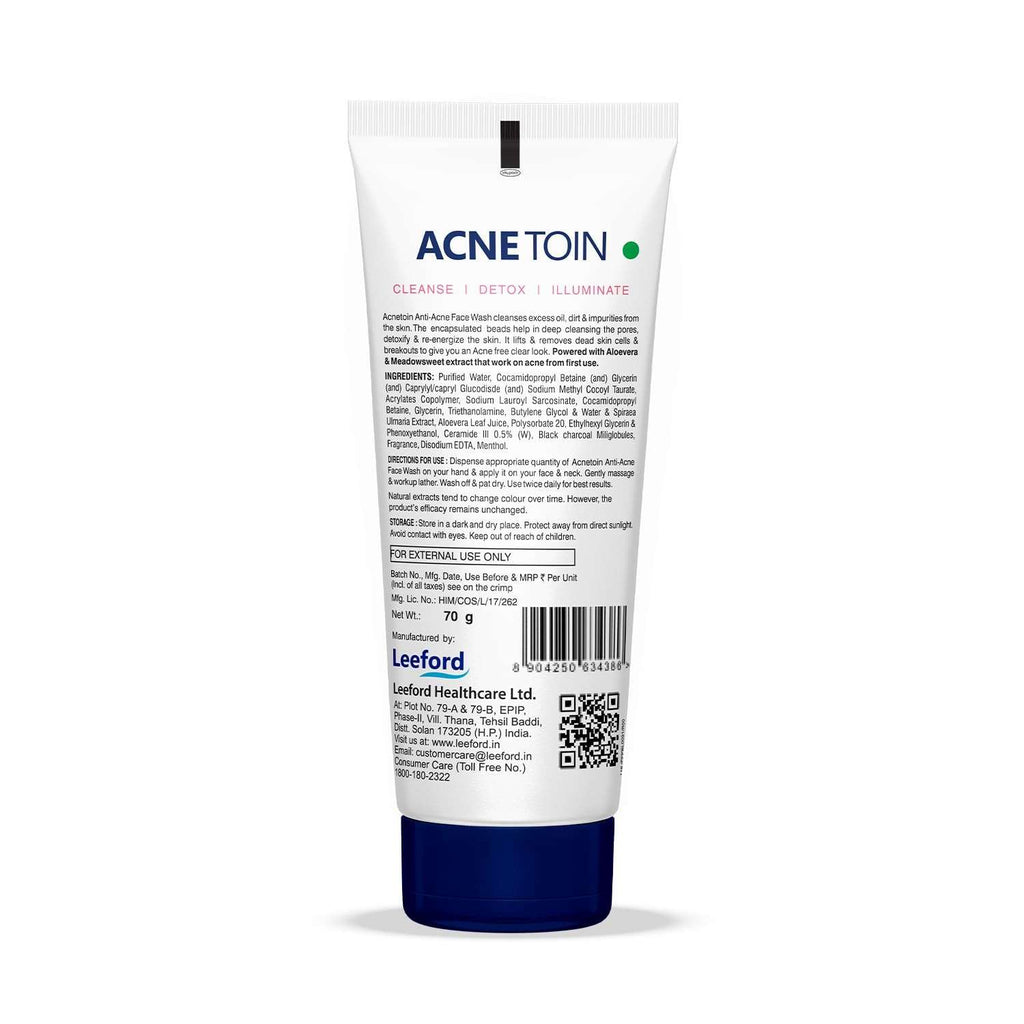 Leeford Cosmetics Acnetoin Anti Acne Facewash 70g
