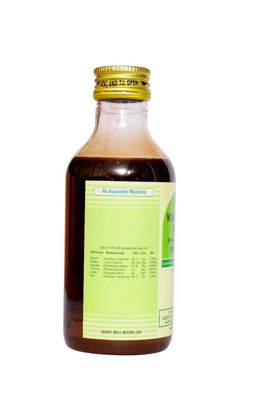 Kottakkal Ayurvedic Musalikhadiradi Kashayam Liquid 200ml