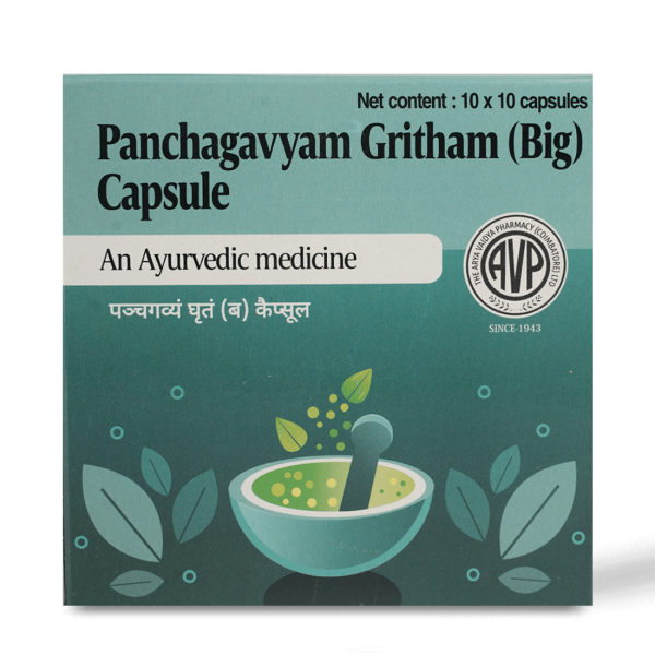 AVP Ayurvedic Panchagavyam Gritham (Big) Capsules