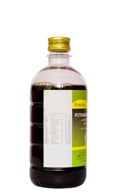 Kottakkal Ayurvedic Putikaranjasavam Liquid 450ml