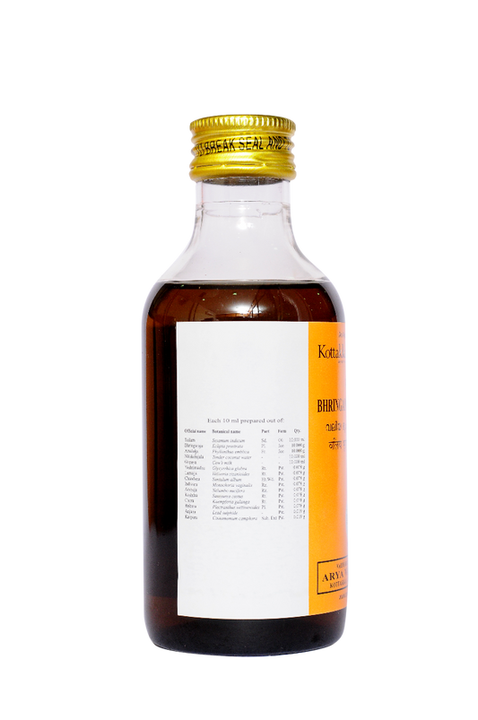 Kottakkal Ayurvedic Valiya Bhringamalakadi Tailam Oil 200ml