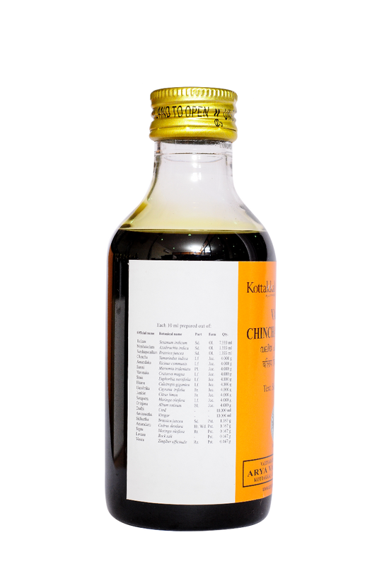 Kottakkal Ayurvedic Valiya Chinchadi Tailam Oil 200ml