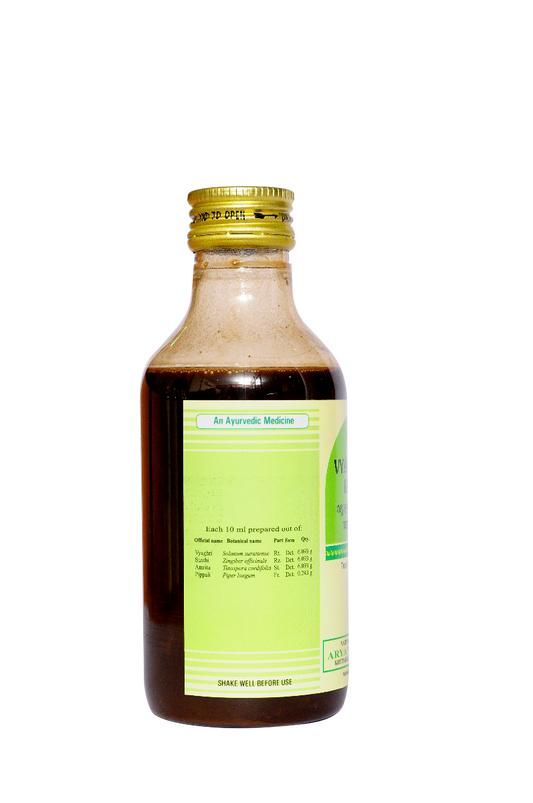 Kottakkal Ayurvedic Vyaghryadi Kashayam Liquid 200ml