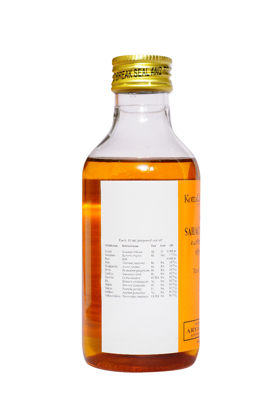 Kottakkal Ayurvedic Cheriya Sahacharadi Tailam Oil 200ml