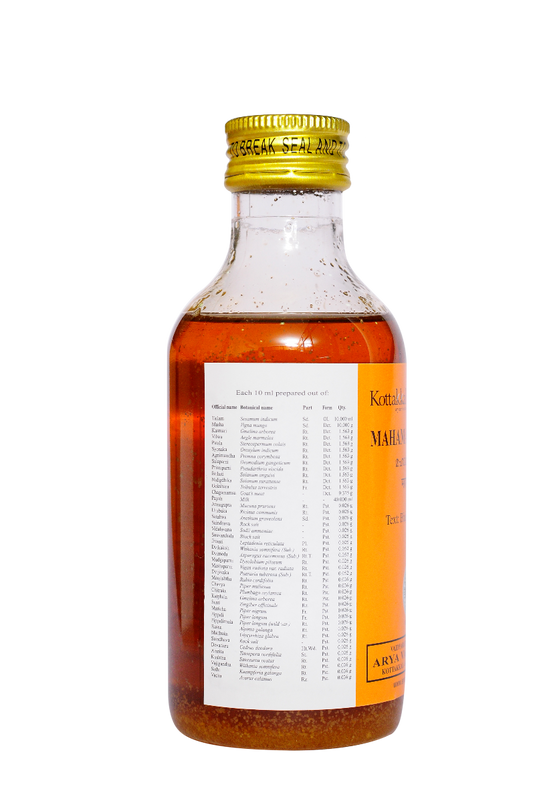 Kottakkal Ayurvedic Mahamasha Tailam Oil 200ml