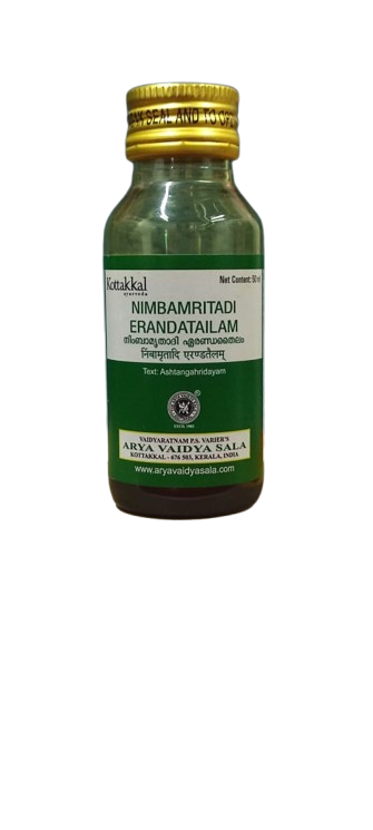 Kottakkal Ayurvedic Nimbamritadi Eranda Tailam Oil 50ml & 200ml