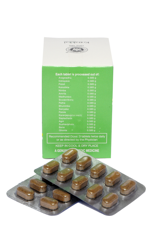 Kottakkal Ayurvedic Aragvadhadi Kwatham 100 Tablets