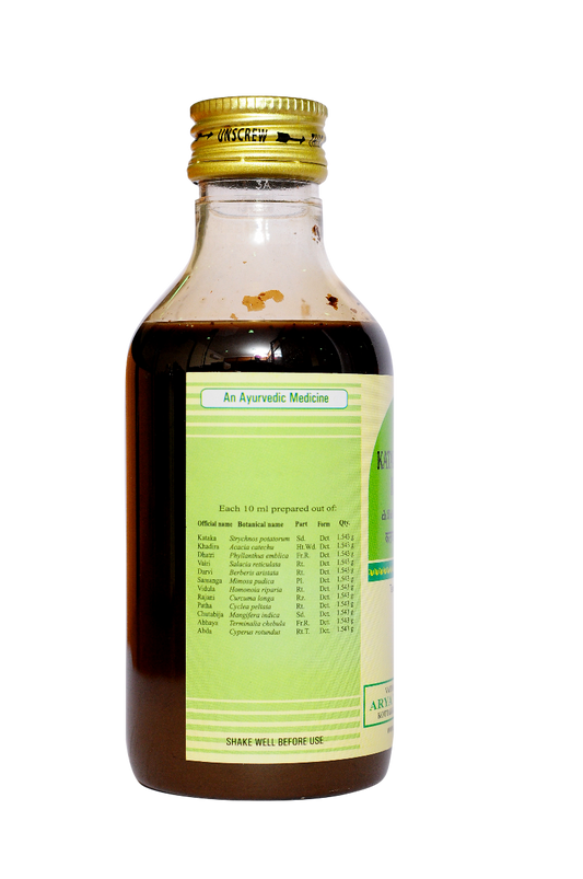 Kottakkal Ayurvedic Katakakhadiradi Kashayam Liquid 200ml