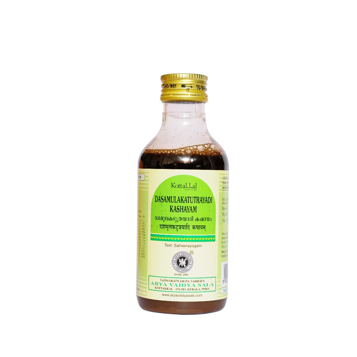 Kottakkal Ayurvedic Dasamulakatutrayadi Kashayam Liquid 200ml