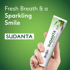 Sri Sri Tattva Sudanta Herbal Toothpaste With Smile Toothbrush Free Inside