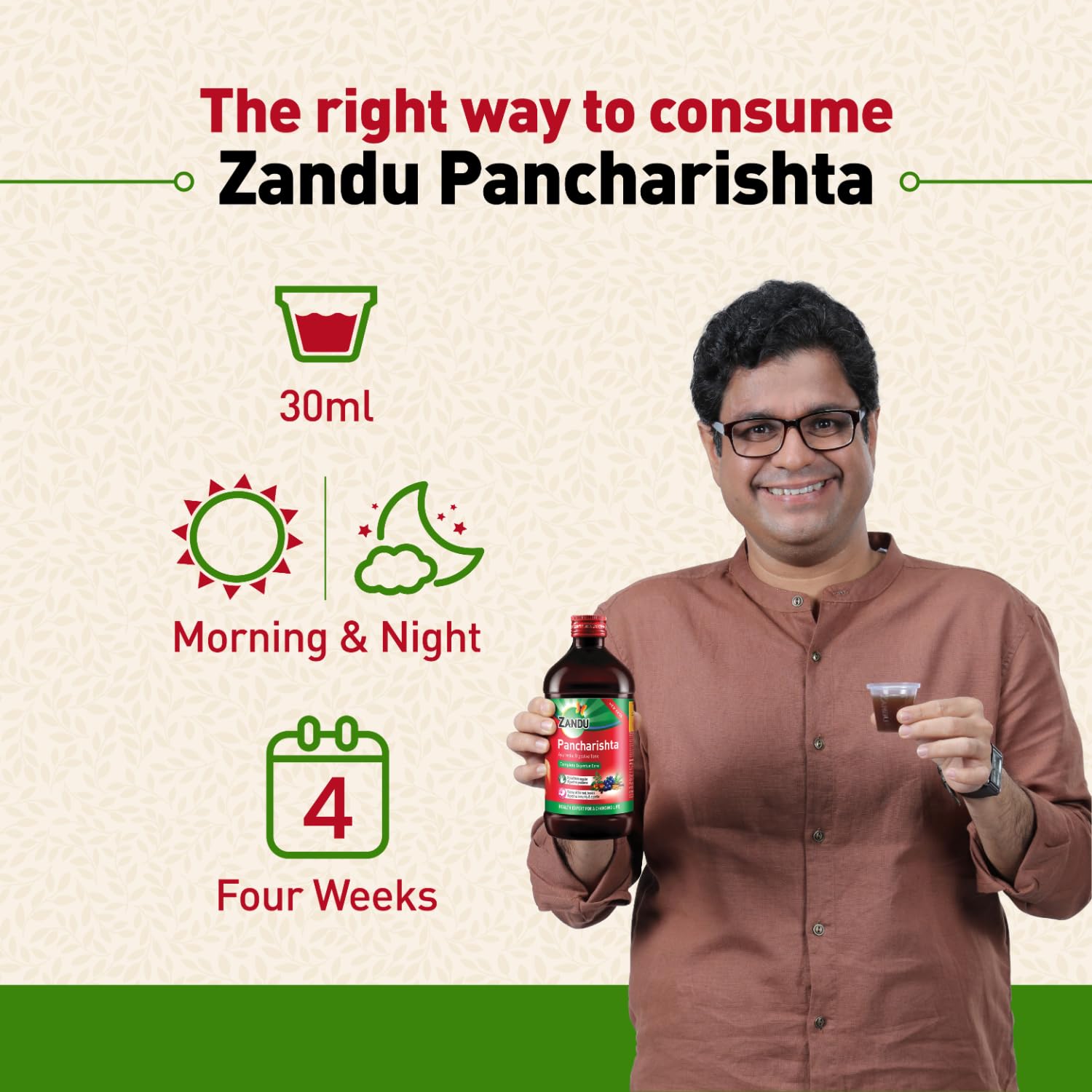 Zandu Ayurvedic Pancharishta Digestive Tonic Liquid 450ml