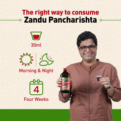 Zandu Ayurvedic Pancharishta Digestive Tonic For Complete Digestive Liquid 450ml