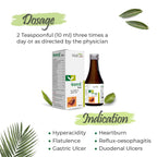 Vital Care Ayurvedischer Pepgard-Sirup, zuckerfreier Sirup und Tabletten